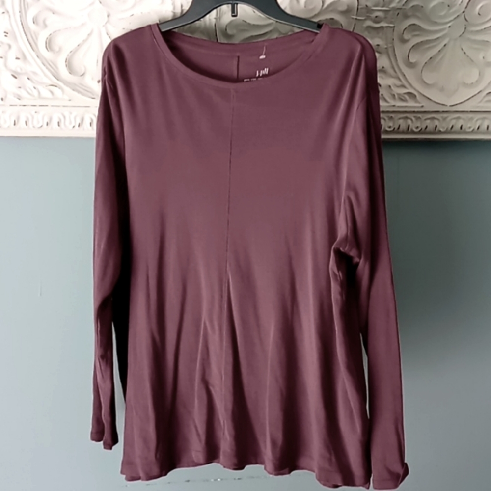 J.JILL Soft Long Sleeve Tee  Nwot